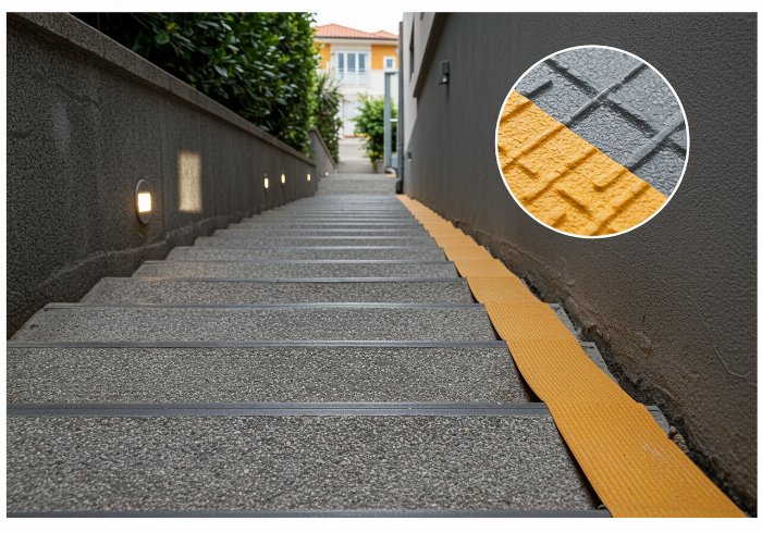 qual a melhor fita antiderrapante para escada externa